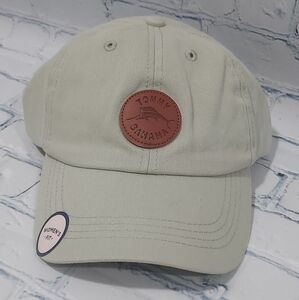 Tommy Bahama Womans "Tip Your Cap" Baja Margarita Cocktail Hat Green Stained